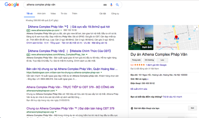 Chu dau tu chung cu Athena Complex Phap Van ban nha trai luat?