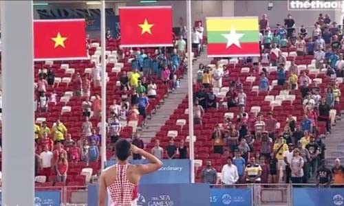 Hinh anh dep cua VDV ao linh tai SEA Games 28