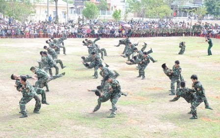 Man nhan bo doi bien phong VN pho dien vo thuat 