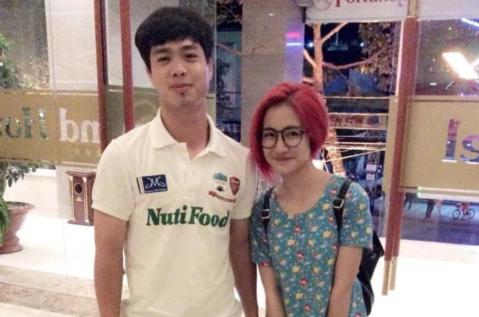 Loat anh he lo tinh cam Cong Phuong-Hoa Minzy dan cong khai