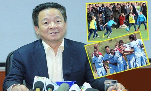 Bau Hien va giac mo hop tac Ha Noi T&T–Man City.