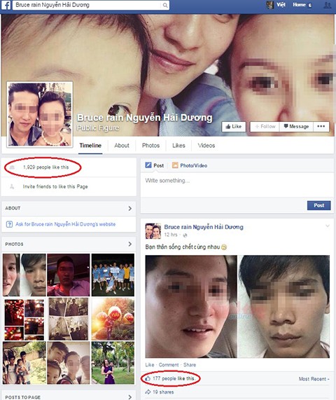 Facebook gia nan nhan tham sat o Binh Phuoc moc nhu nam