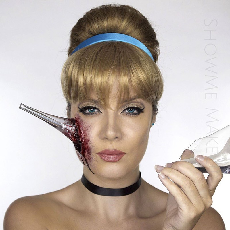 Rung ron voi bo anh make-up Halloween cua kieu nu nguoi Anh