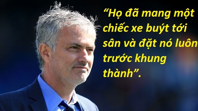 Nhung cau noi va mieng cua HLV Jose Mourinho