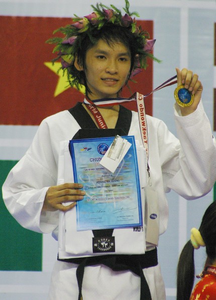 Su nghiep cua co gai vang Taekwondo qua doi o tuoi 24-Hinh-4