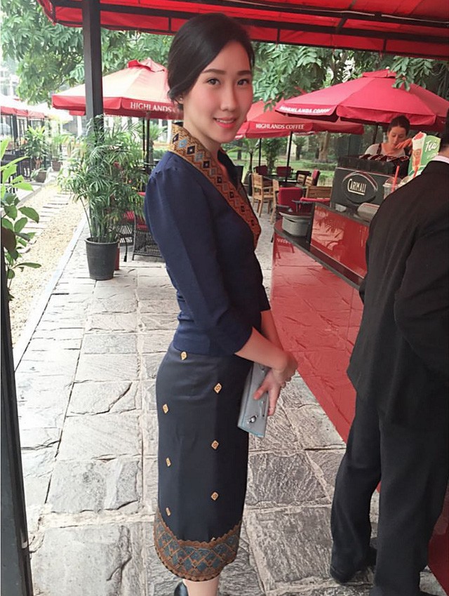 Nu sinh nguoi Lao goc Viet la hot girl truong Ngoai giao-Hinh-9
