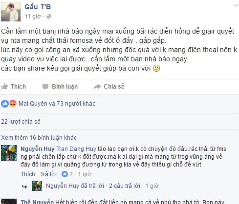 Truy tim chu facebook dang tin sai ve chat thai Formosa-Hinh-2
