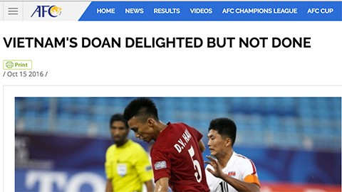 Chan dung sao U19 Viet Nam duoc AFC vinh danh