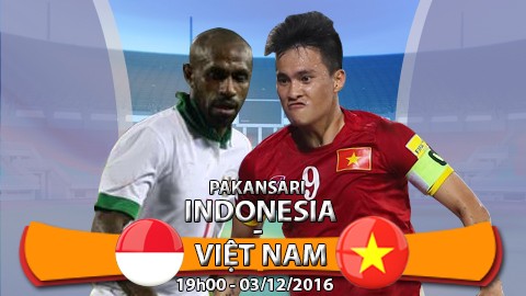Truc tiep ban ket luot di AFF Cup 2016: Indonesia-Viet Nam