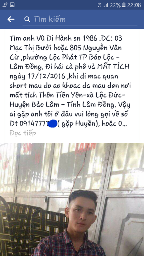 Vu giet nguoi chon xac o Lam Dong: Vo rat binh tinh-Hinh-2