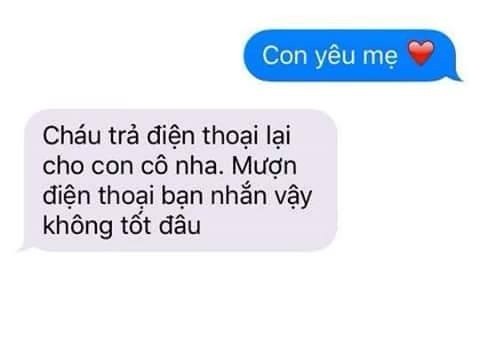 Cach dap tra tin nhan “Con yeu me!” cua ba me ba dao