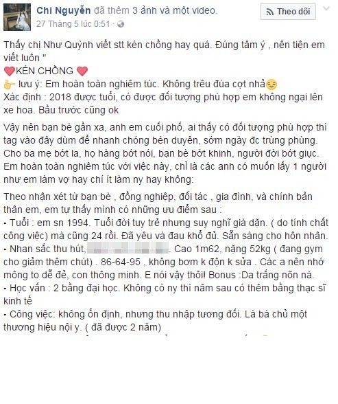 My nu Ha Noi gay soc voi thong diep ken re la ai?-Hinh-2