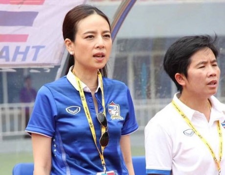 Nhan sac truong doan bong da nu Thai Lan tai SEA Games 29-Hinh-9