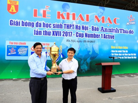 THPT Ly Thuong Kiet dat chi tieu vo dich giai bong da THPT Ha Noi