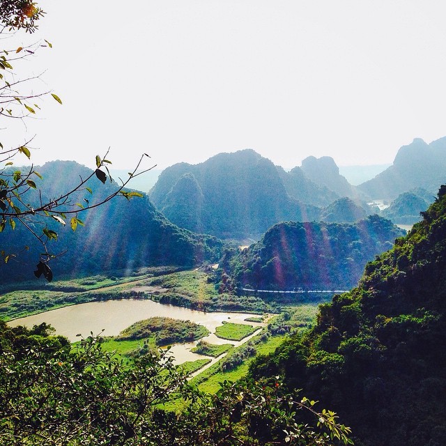 &quot;Lac troi&quot; truoc canh dep Thung Nham dip cuoi tuan-Hinh-2