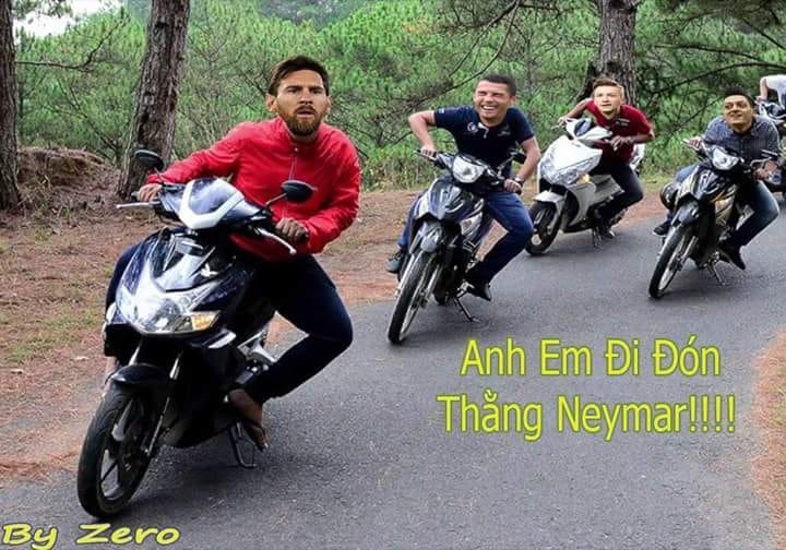 Anh che bong da: Messi, Ronaldo, Oezil cuoi xe may don Ramos-Hinh-5