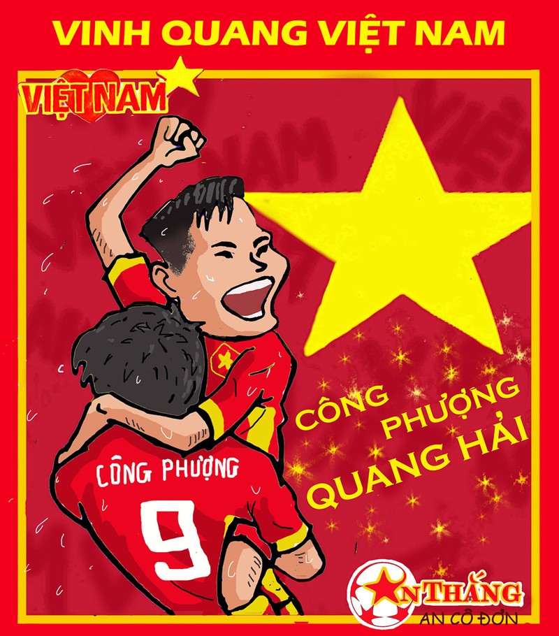 Dan mang thich thu tranh hi hoa Olympic Viet Nam truoc tran dau voi Bahrain-Hinh-2