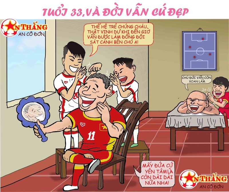 Dan mang thich thu tranh hi hoa Olympic Viet Nam truoc tran dau voi Bahrain-Hinh-5