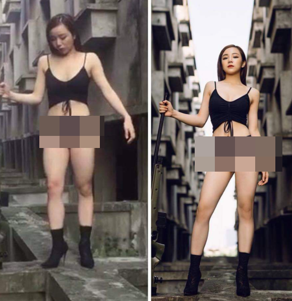 Phat hoang voi buc anh chua qua photoshop cua “hot girl ngu gat” Hung Yen