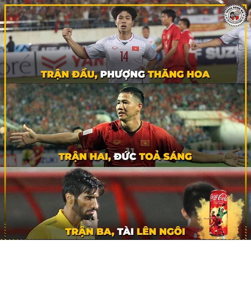 Loat anh che DT Viet Nam tai AFF Cup 2018 khien CDM cuoi rung ron