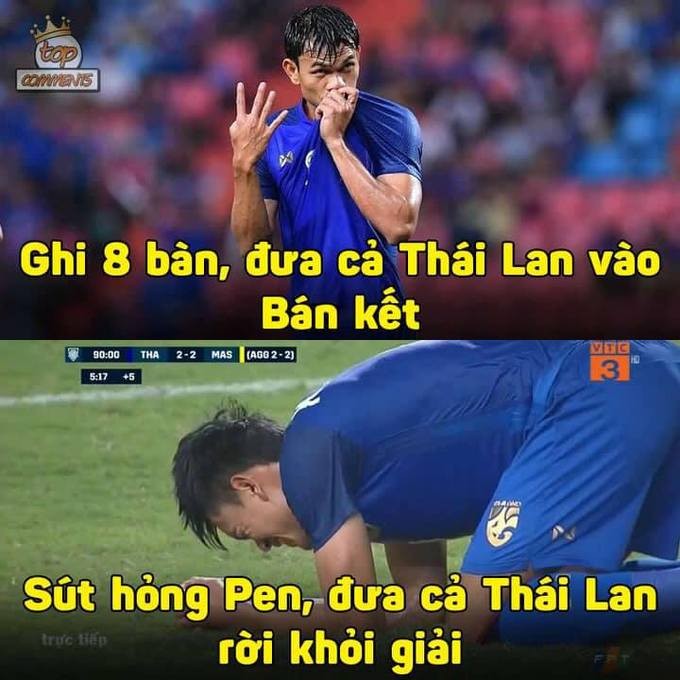 Da hong penalty, tuyen thu doi tuyen Thai Lan lam tro cuoi cho dan mang