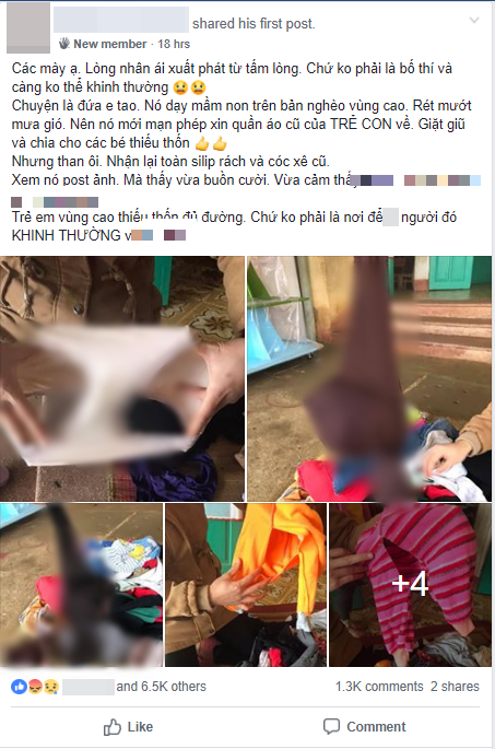 Do mat voi kieu quyen gop tu thien “khong co tam” cho tre vung cao