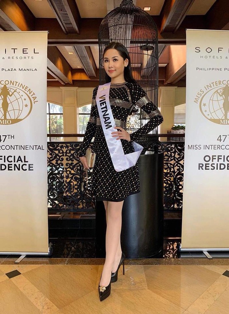 Dan mang “che ong eo” nhan sac Le Au Ngan Anh thi Miss Intercontinental 2018