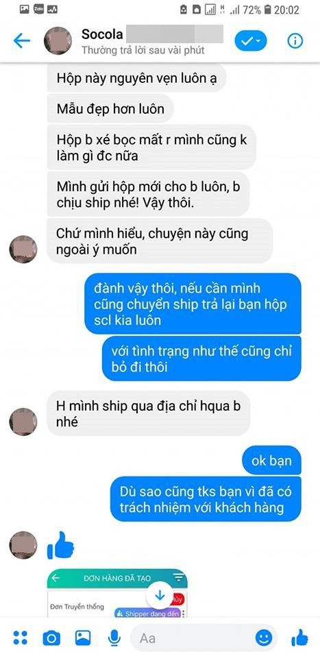 Thieu nu to shop ban socola rom va nhan lai cai ket 'khong tuong