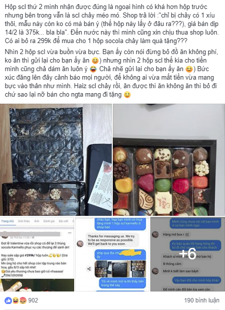 Thieu nu to shop ban socola rom va nhan lai cai ket 'khong tuong