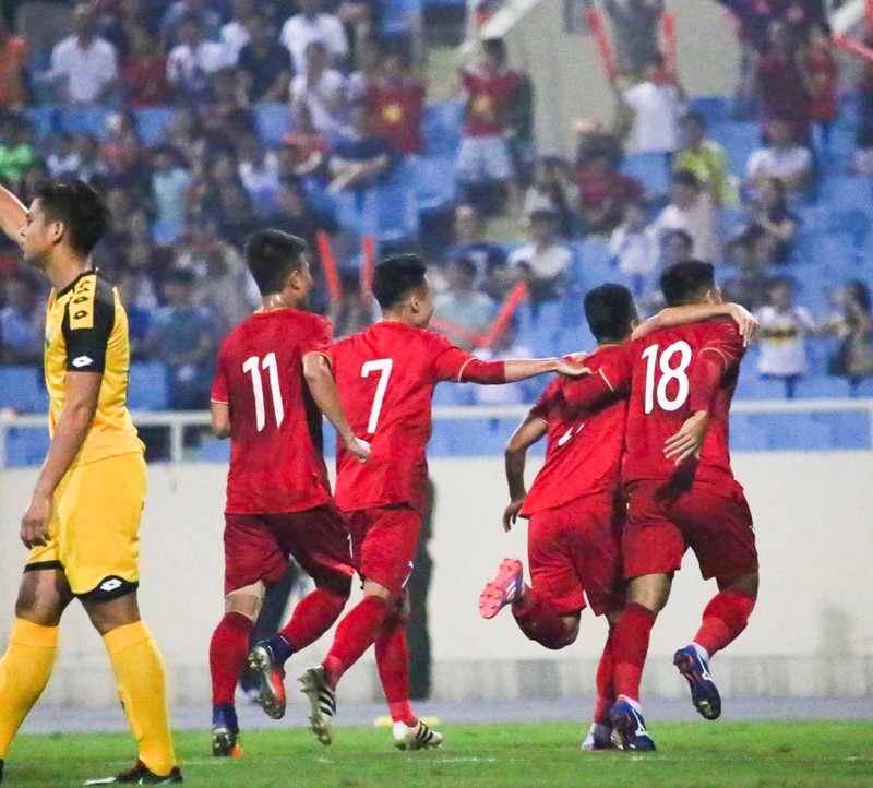 Doi tuyen U23 Viet Nam dai thang 6-0 truoc U23 Brunei-Hinh-2