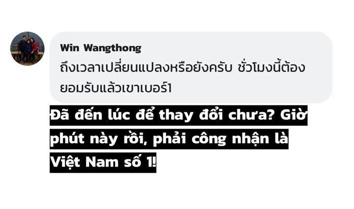 Thua Viet Nam 1:0, nguoi Thai phai cong nhan 