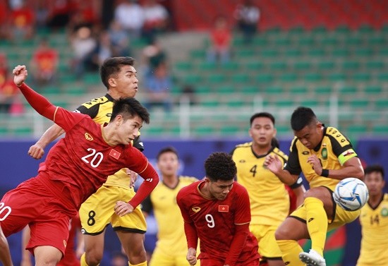 Anh: Khoanh khac U22 Viet Nam nghien nat U22 Brunei mo man SEA Games 30-Hinh-3