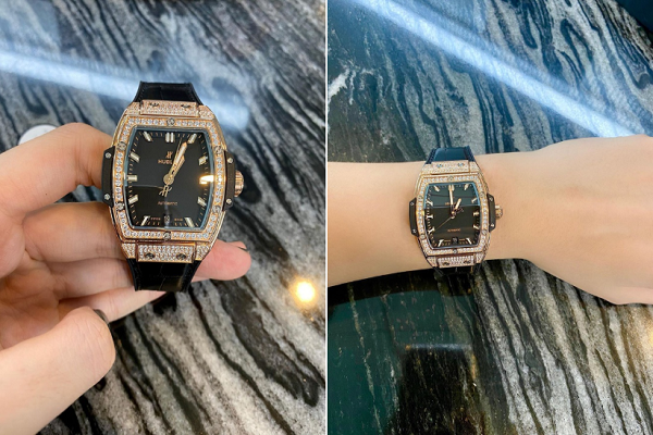 Hoa hau Ky Duyen khoe mua dong ho Hublot 36.000 USD