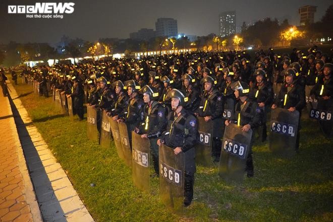 Hang nghin chien si CSCD dien tap bao ve hoi nghi cap cao ASEAN