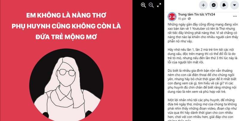 VTV24 dang tam thu ve YouTuber Tho Nguyen: Em khong la nang tho-Hinh-3