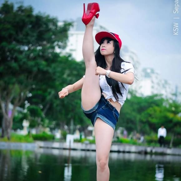 Khoe biet tai xoac chan thuong thua, hot girl Taekwondo Viet gay sot-Hinh-10