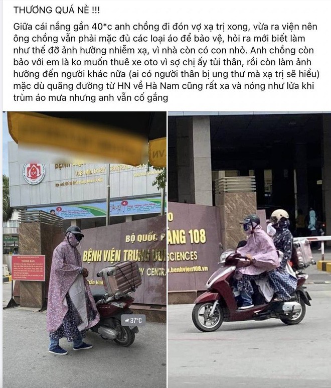 Mac ao mua giua ngay nang, anh chong dua vo di benh vien gay bao-Hinh-2