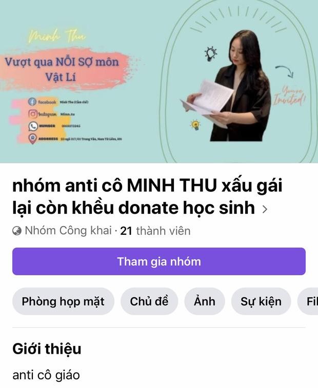 Co giao Minh Thu bat ngo co group anti fan vi ly do nay-Hinh-4