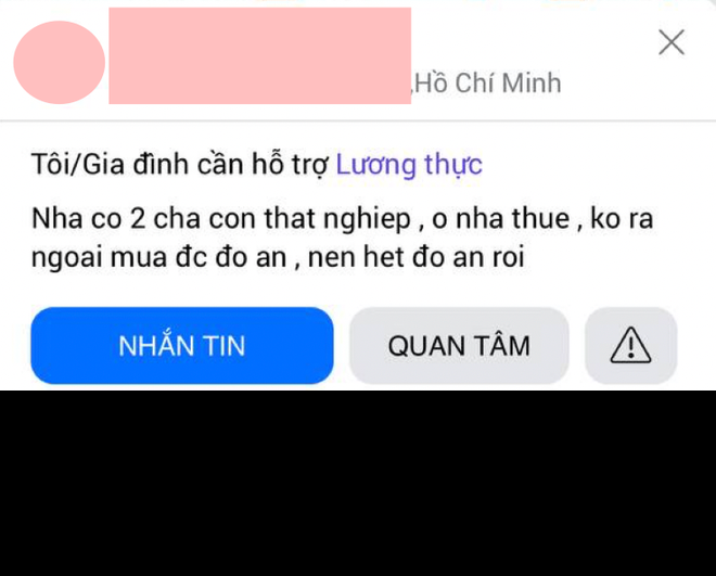 Len mang xin tro cap luong thuc, mot gia dinh khien netizen 