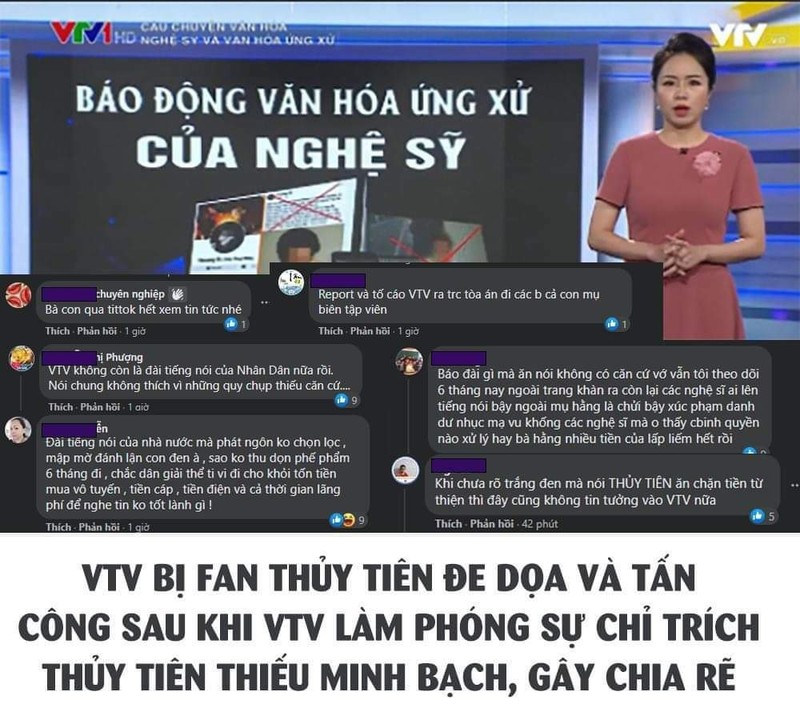 Doi tay chay VTV, antifan ba Phuong Hang the hien 