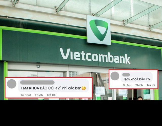 Hau “tam khoa bao co”, netizen vao page Vietcombank hoi lap quy den