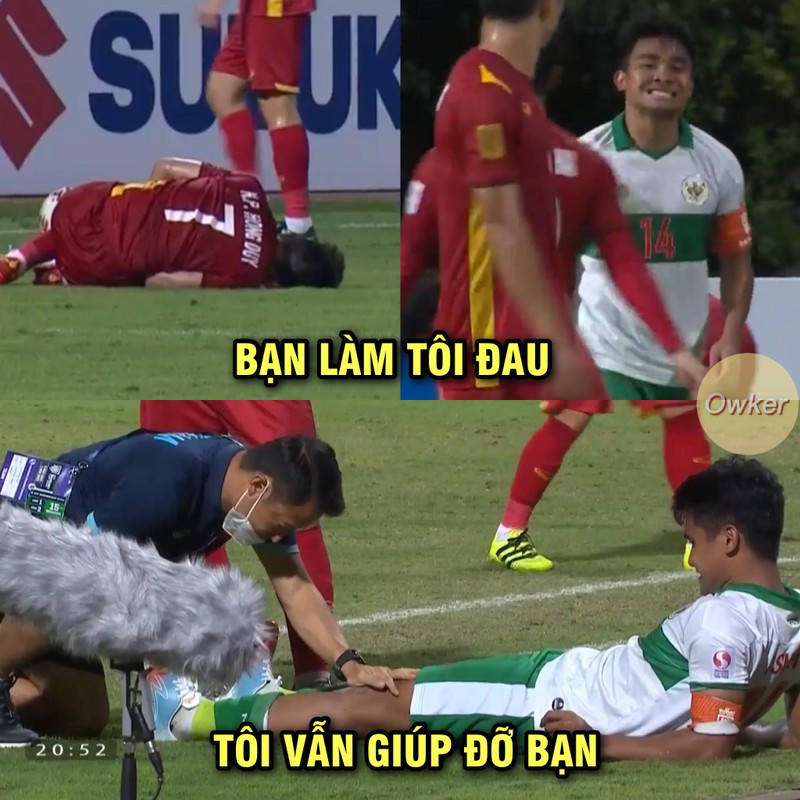 Anh che bong da: Doi tuyen Viet Nam bi chem, thay Park cuc gat-Hinh-5