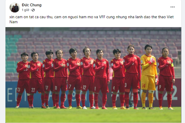 Gianh ve du World Cup, HLV Mai Duc Chung viet gi tren Facebook?