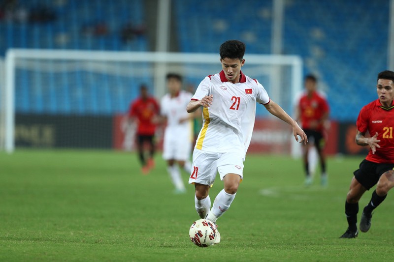 Thang U23 Dong Timor tren cham 11m, U23 Viet Nam thang tien chung ket