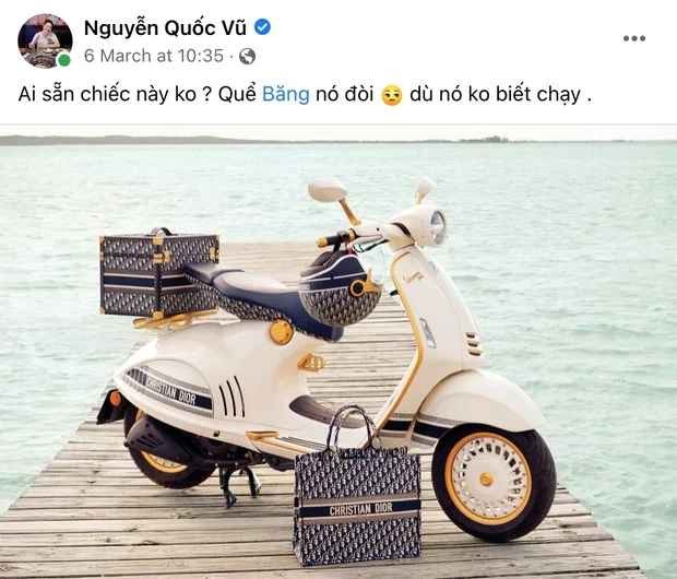 Chua tau duoc Vespa 946 Christian Dior, Doan Di Bang voi lam dieu nay