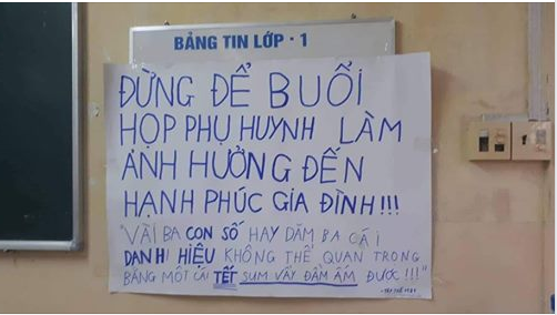 Moi dau nam, hop phu huynh noi am anh cua khong it ban tre