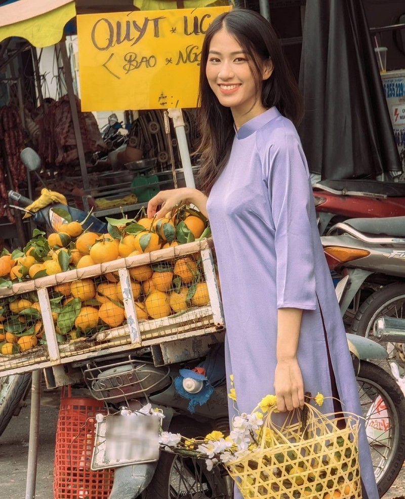 Gioi tre du trend dien ao dai xua don Tet dac sac mien che-Hinh-3