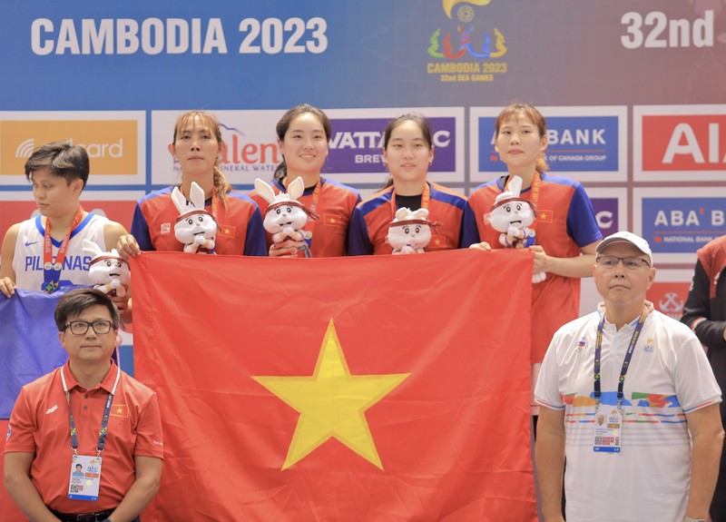 Cap chi em giup bong ro Viet Nam co HCV SEA Games la ai?