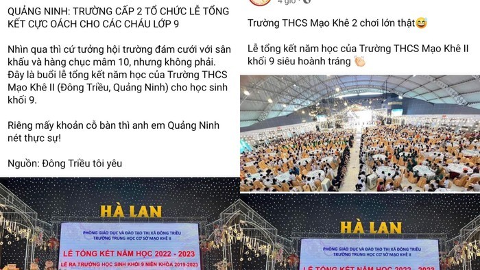 Doc la Quang Ninh: Le tong ket nam hoc hoanh trang nhu tiec cuoi