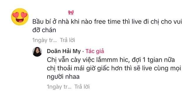 Doan Hai My lan dau chia se qua trinh mang thai 